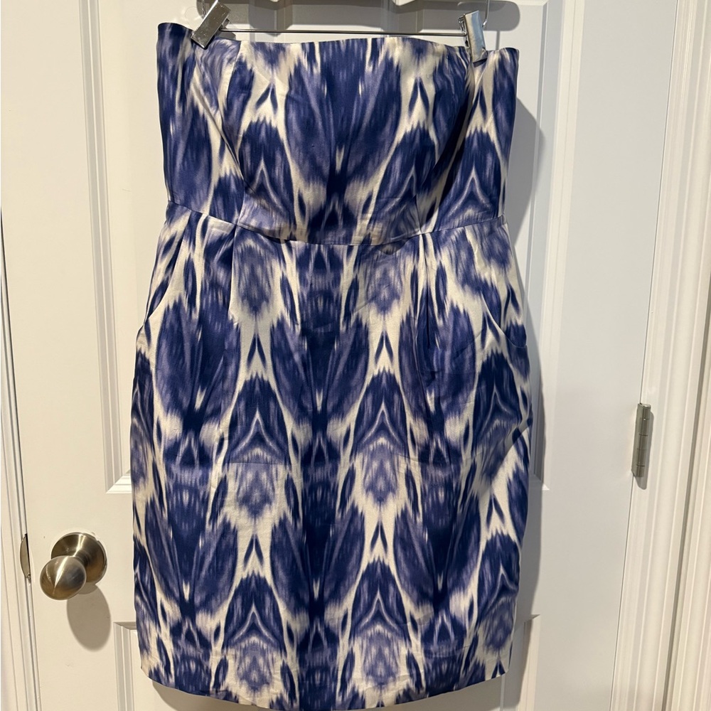 J.CREW Collection Silk Ikat Dress Size 10